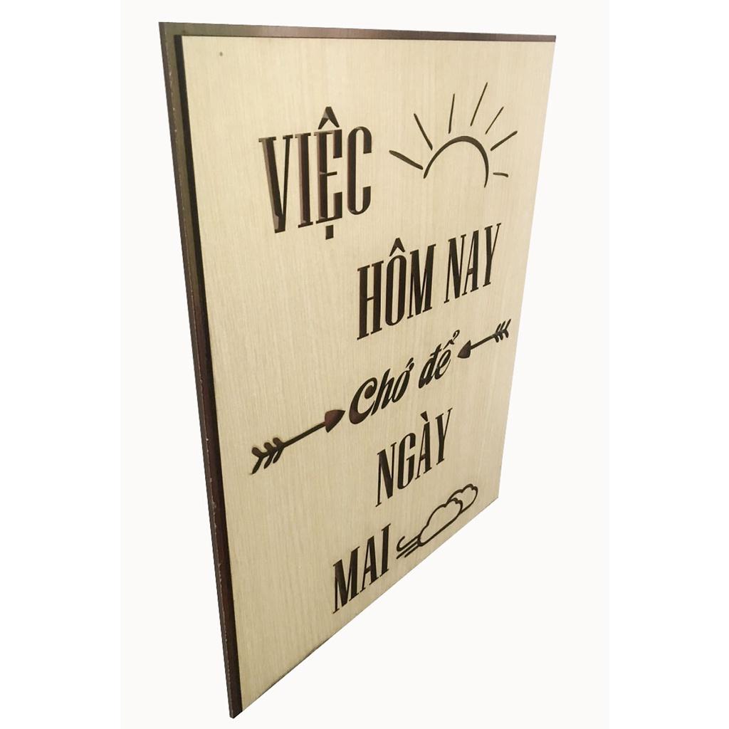 TRANH ĐỘNG LỰC TREO TƯỜNG BẰNG GỖ KHẮC LASER KÍCH THƯỚC LỚN