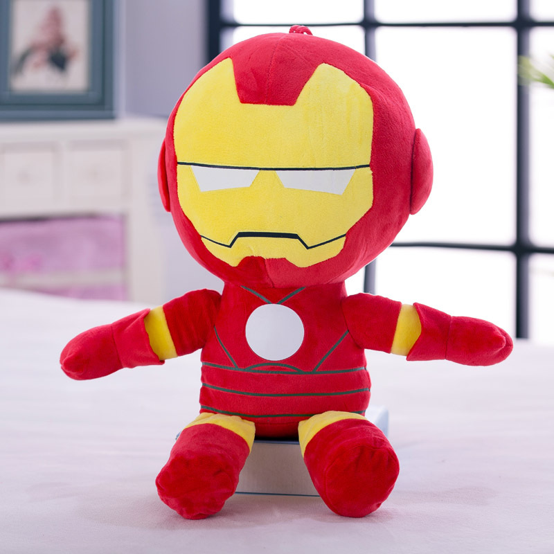 Gấu Bông Siêu Anh Hùng Các Loại Siêu Dễ Thương Cho Bé (27cm---&gt;40cm) Người Sắt, Người Dơi, Người Nhện, Siêu Nhân, Đội Trưởng Mỹ Hàng Cao Cấp, An Toàn Cho Trẻ Nhỏ