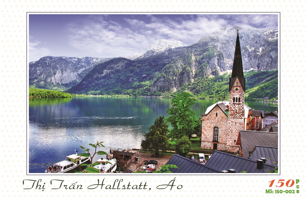 Bộ tranh xếp hình 150 mảnh – Thị trấn Hallstatt, Áo