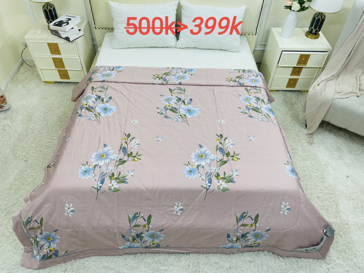 "NGÀY CỦA CHĂN LỤA HÈ" siêu Combo:Giảm 20%,mua dồn 10 cái hoàn tiền mặt 10%,bao Ship.