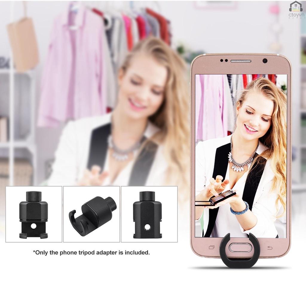 Giá đỡ điện thoại/máy tính bảng mini gắn chân tripod với giao diện 1/4 inch