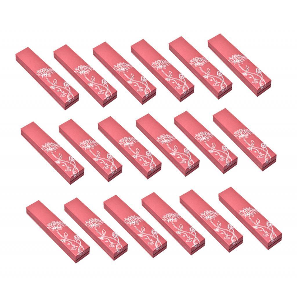 18Pcs Jewellery Gift Boxes Necklace Bracelet Case Valentines Gift Box Red