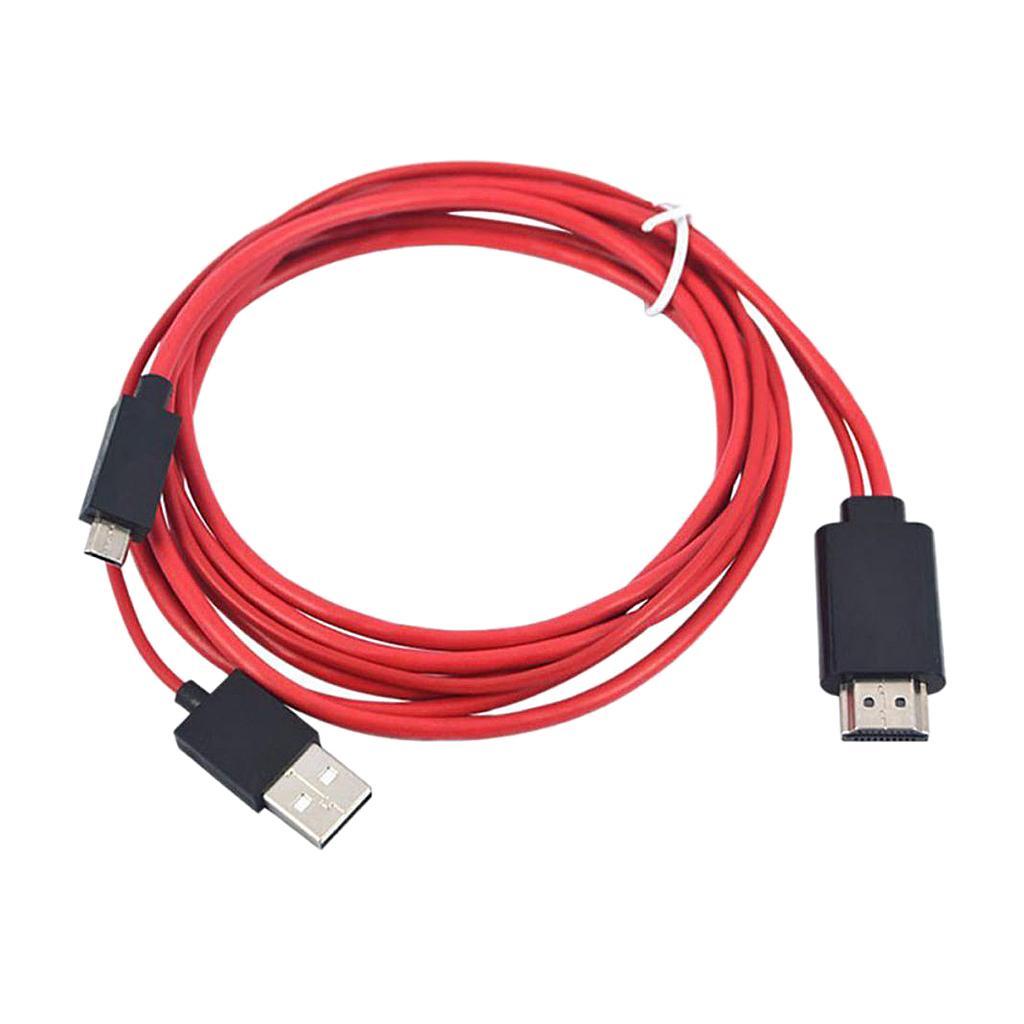 HDMI to Micro USB Adapter HDTV AV TV Cable Cord For Android Samsung