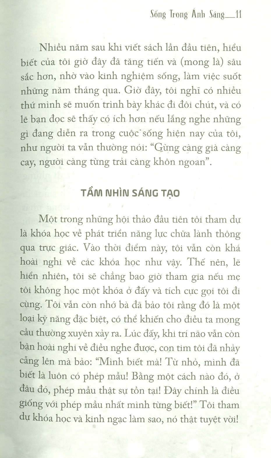 Tủ Sách Tâm Linh Thế Kỷ - Sống Trong Ánh Sáng (Nghe Tiếng Gọi Từ Trái Tim Để Dựng Xây Cuộc Đời Mới)