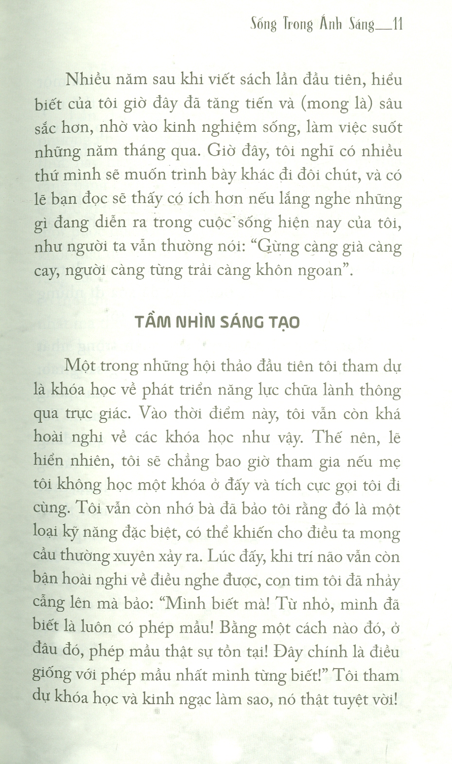 Tủ Sách Tâm Linh Thế Kỷ - Sống Trong Ánh Sáng (Nghe Tiếng Gọi Từ Trái Tim Để Dựng Xây Cuộc Đời Mới)