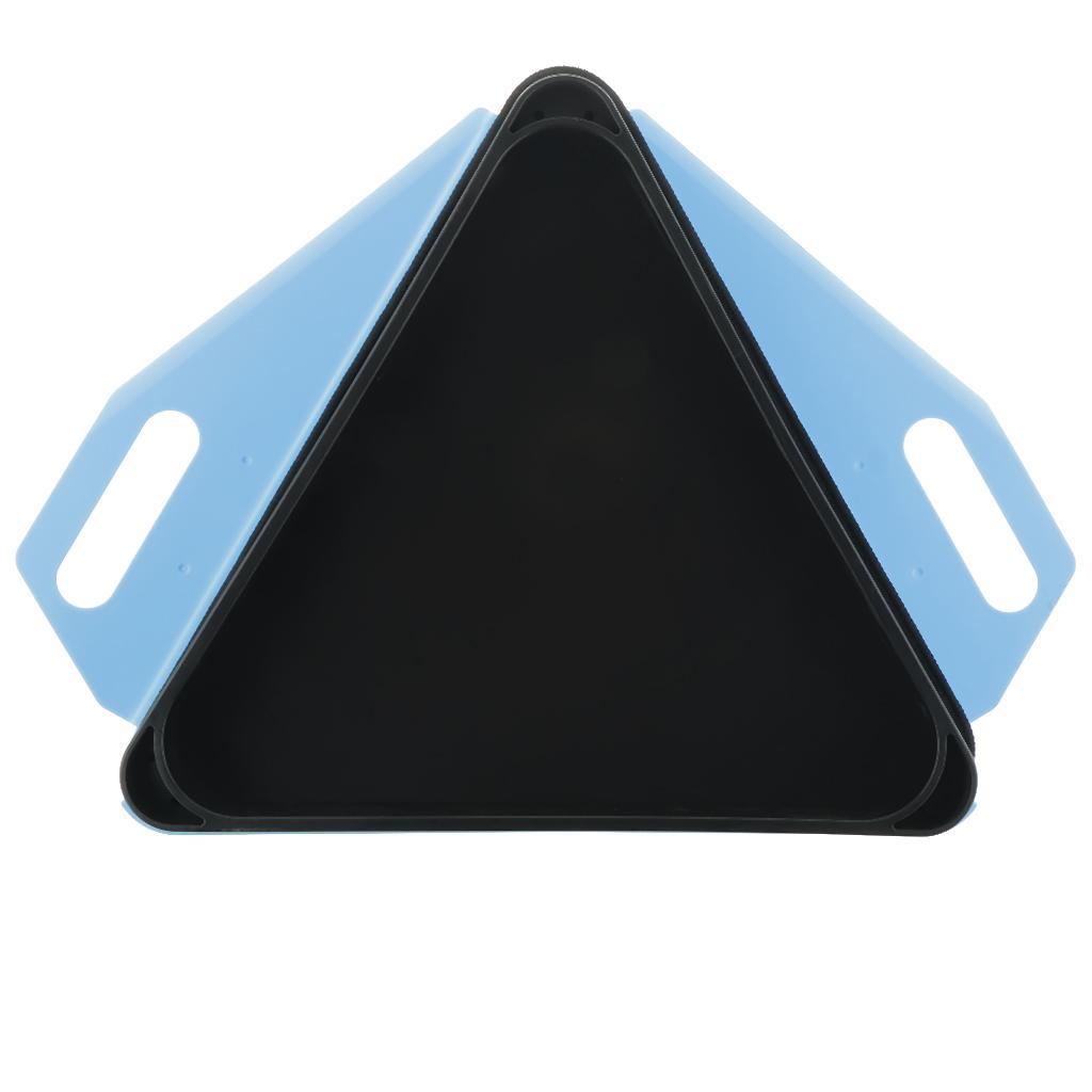 Triangle Rack W/ Billiard Ball Tray Snooker Pool Table Rack Accs