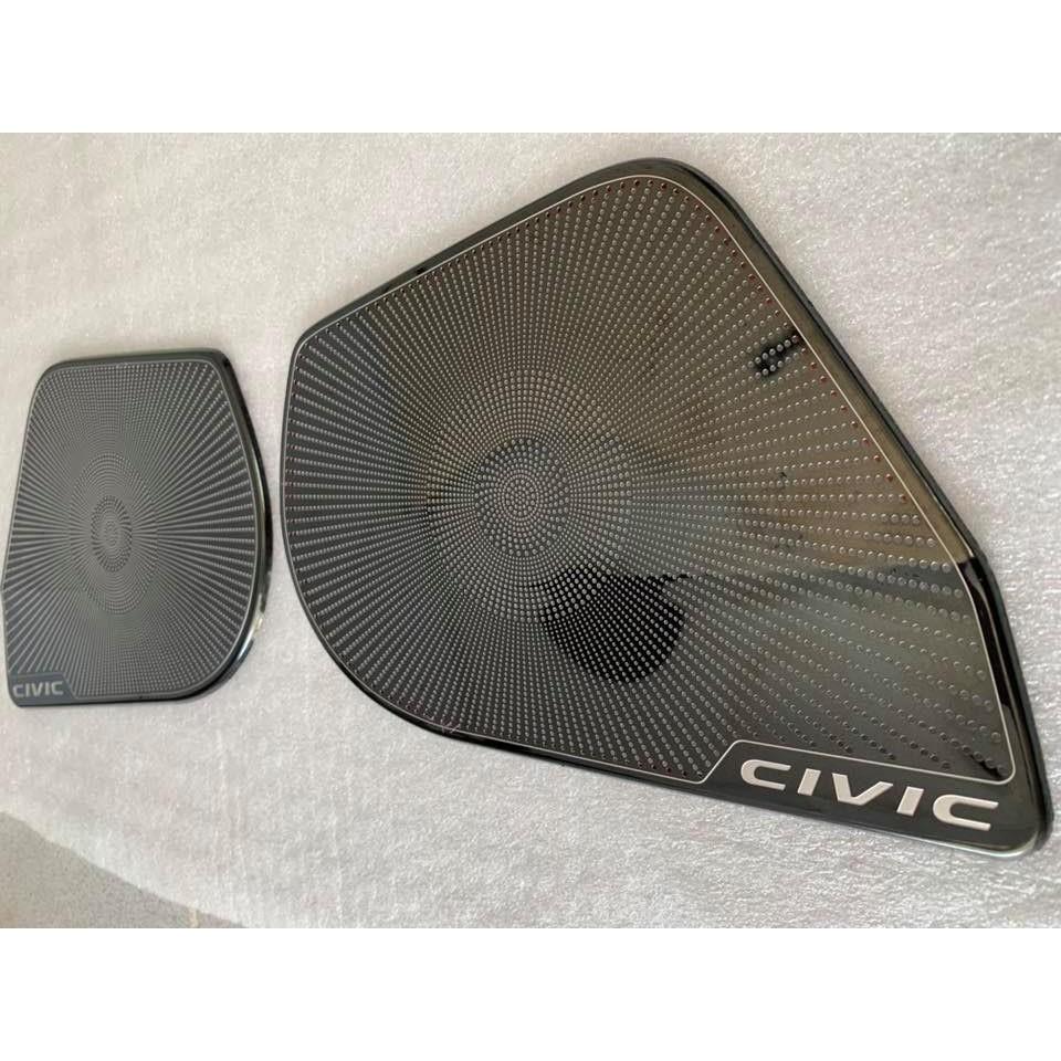 Ốp màng loa dành cho xe Honda Civic 2017 2018 2019 mẫu titan