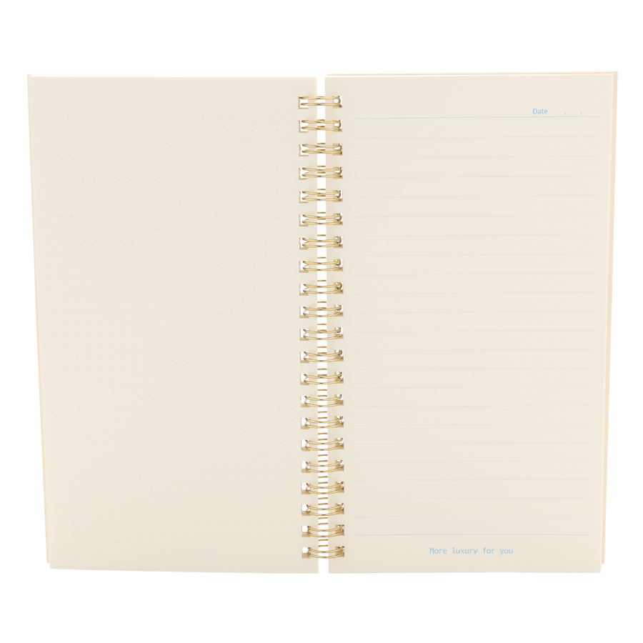 Sổ LX Twin Notebook Happiness Motto A5 120 Trang (11.8 x 21 cm)