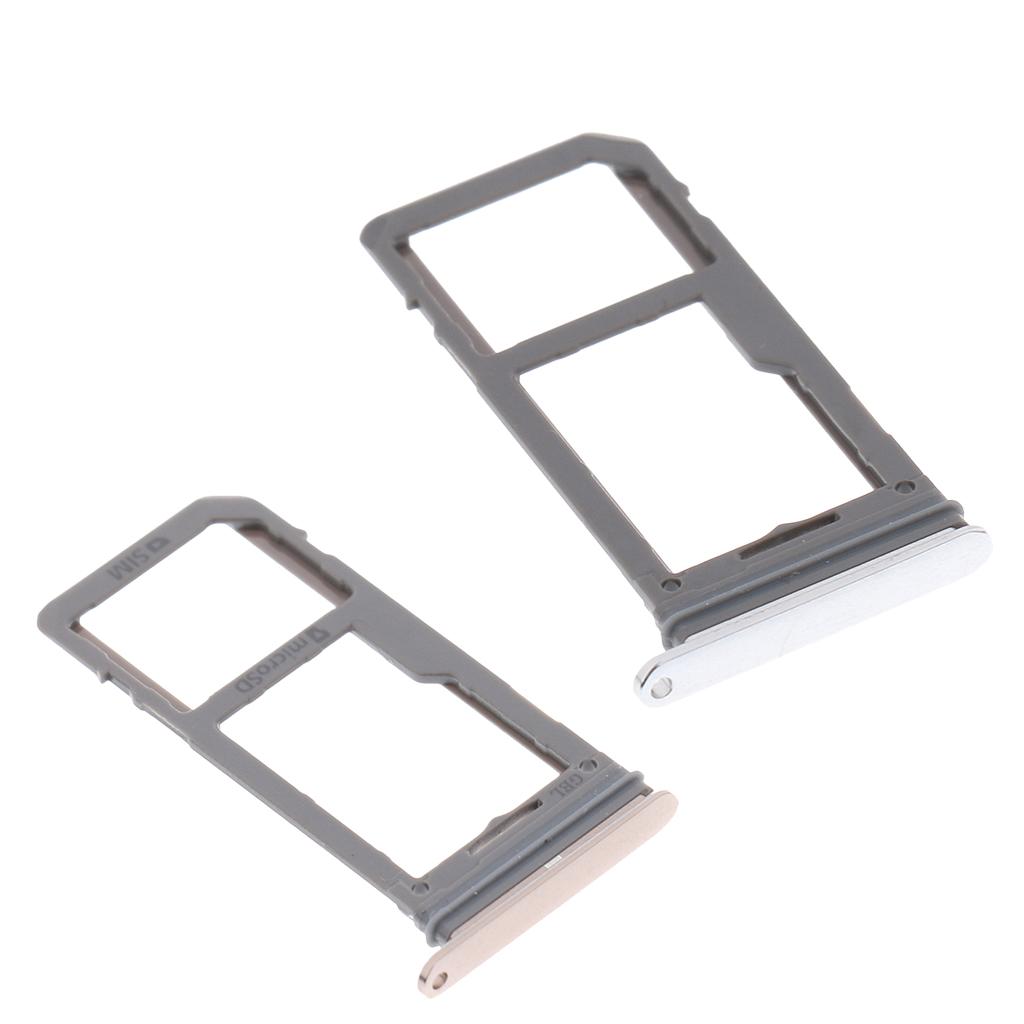 2Pack For Samsung Galaxy S8 S8 Plus Sim & MicroSD Card Tray Slot Socket Cover Repair Part