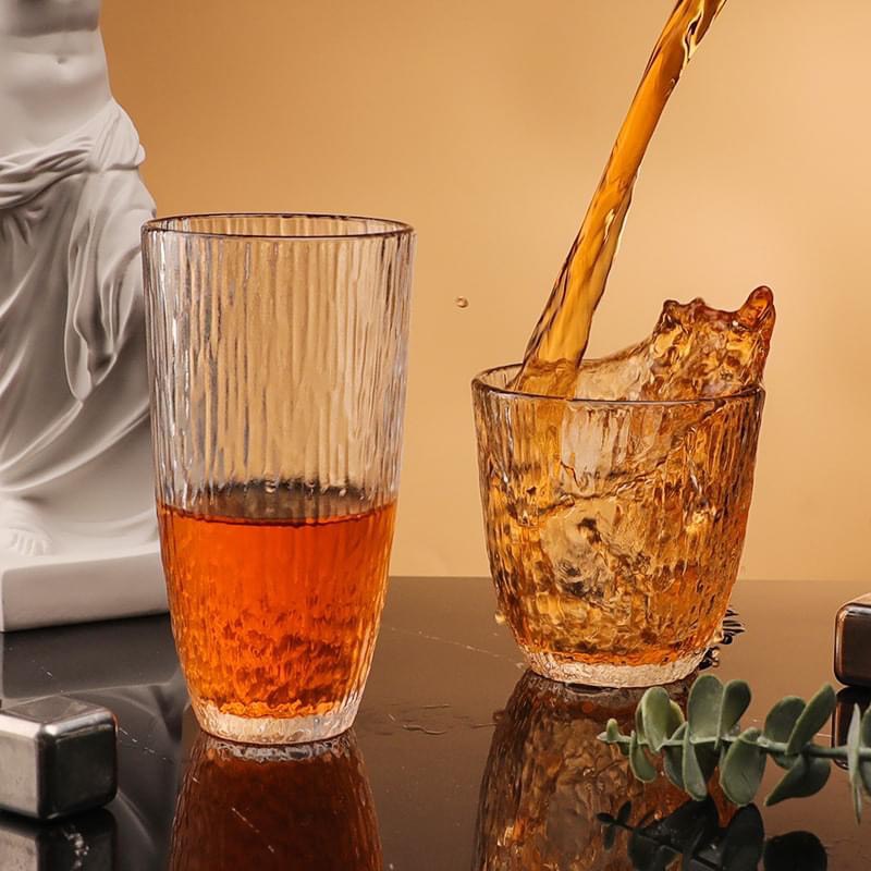 Ly thủy tinh vân đá 360ml - Mã Y6007