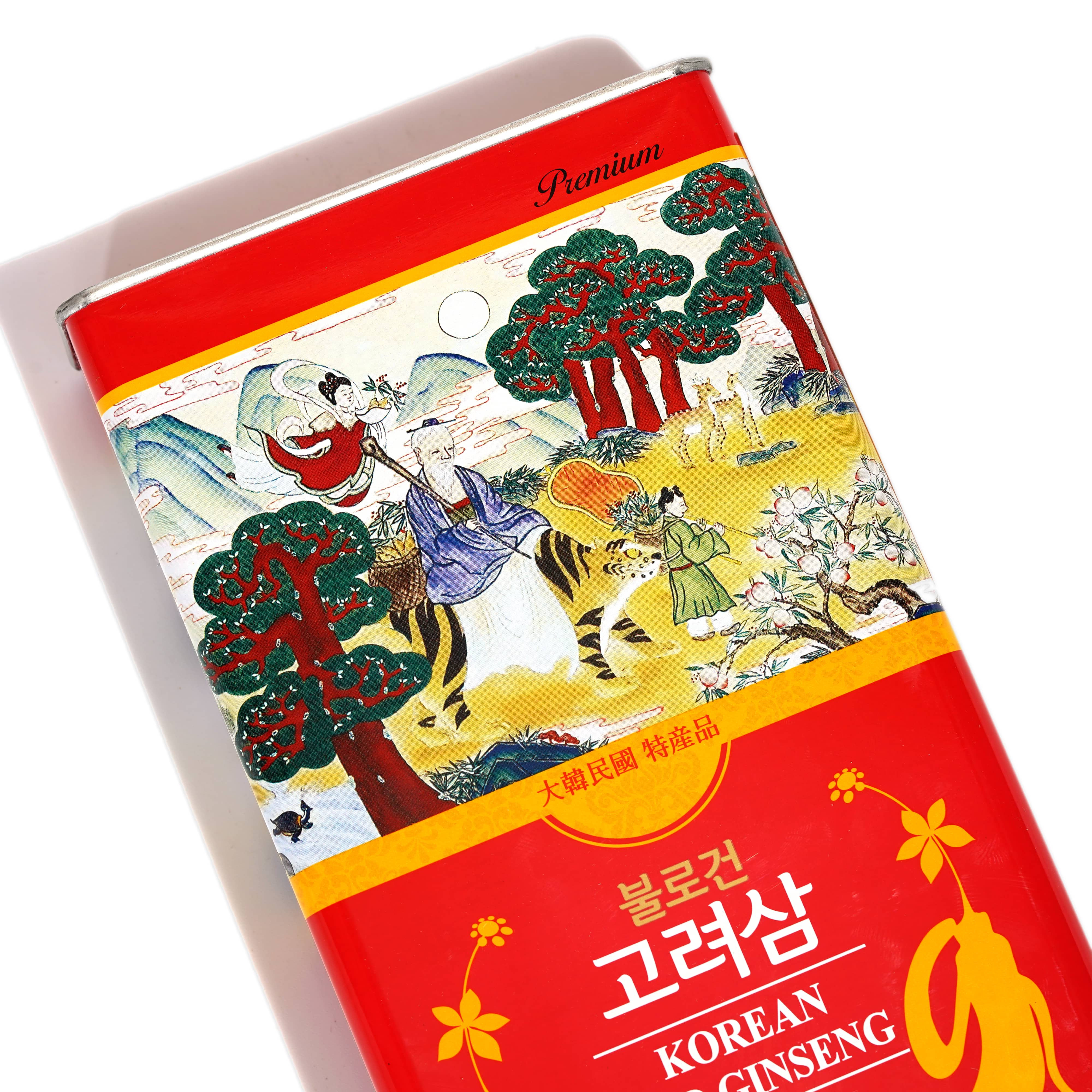 Hồng sâm củ khô Hàn Quốc Daedong Korea Ginseng 300g dòng Premium củ nhỏ (11 -20 củ) - Tăng cường trí nhớ, hỗ trợ giảm mỡ máu, phòng ngừa tiểu đường, huyết áp