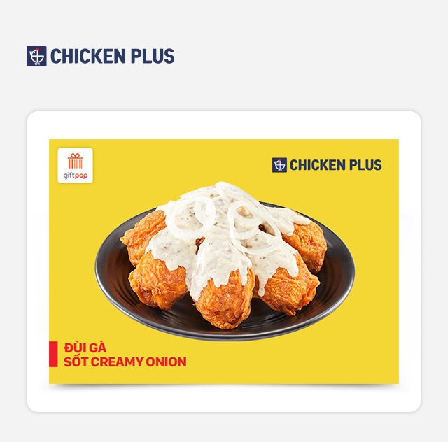 Chicken Plus - Đùi Gà Sốt Creamy Onion