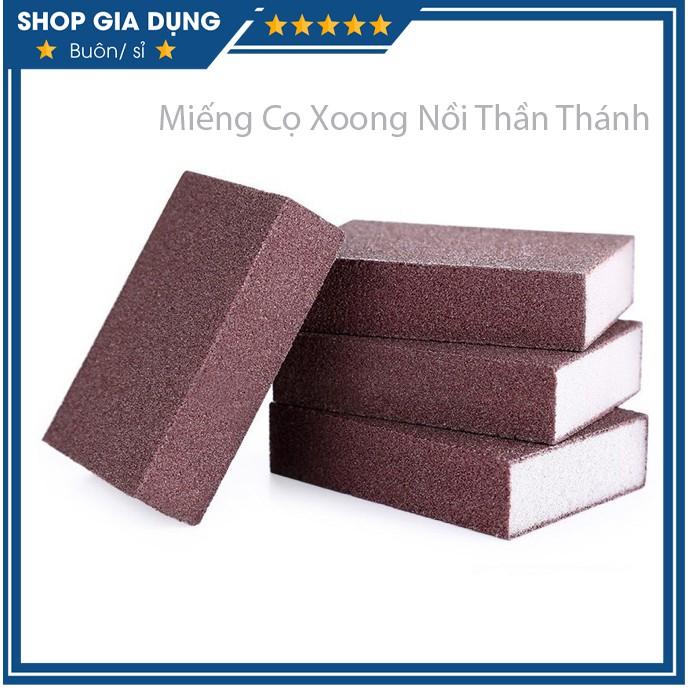 Miếng Cọ Xoong Nồi Thần Thánh Màu Nâu Siêu Sạch Hàng Xuất Nhật