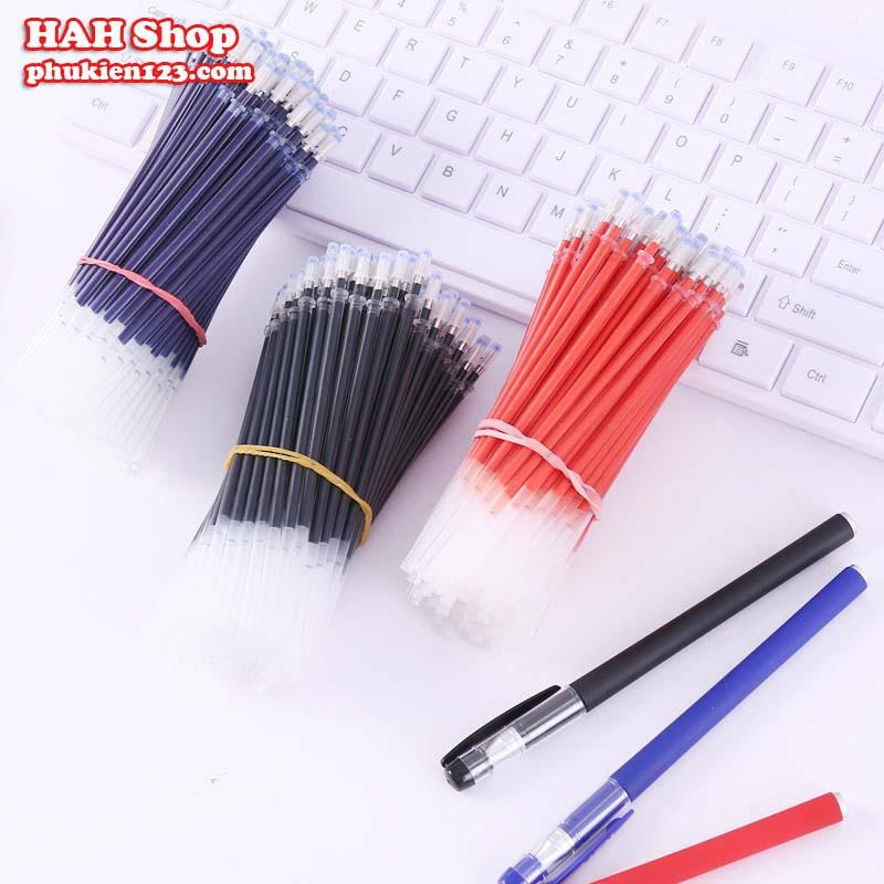 Bút bi bút nước 0.5mm cao cấp mực đều - 2 ngòi bút mực đen