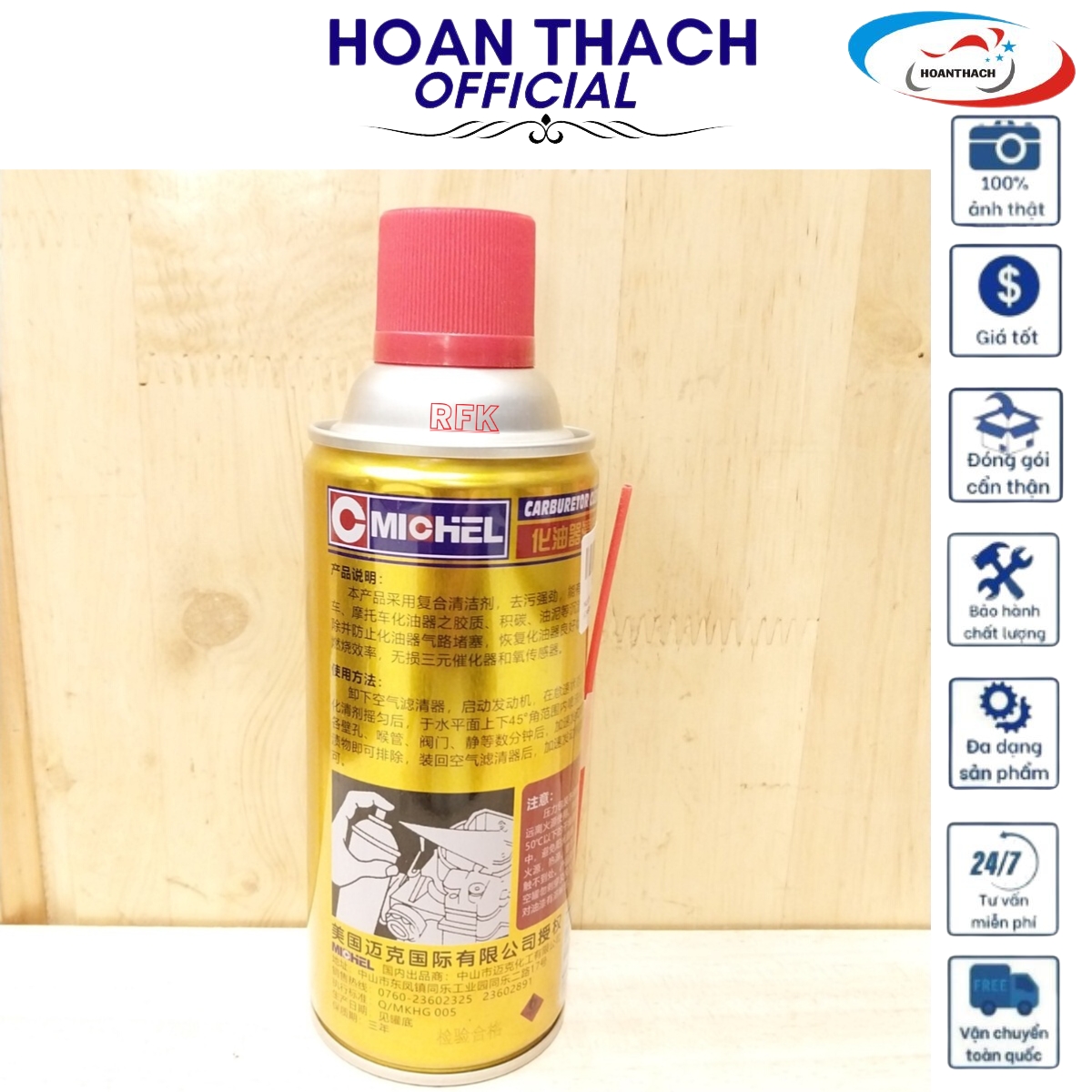 Nước Rửa Chế Dùng cho nhiều dòng xe (Carbuetor Cleaner) 450Ml SP019583