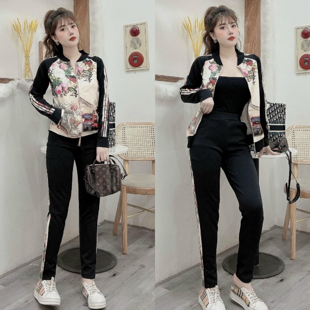 Set Bộ Thời Trang Cao Cấp Chất Liệu Thun Cotton 3D Dày Dặn, Mềm, Mịn, Thấm Hút Mồ Hôi Chuẩn Hàng An Đông