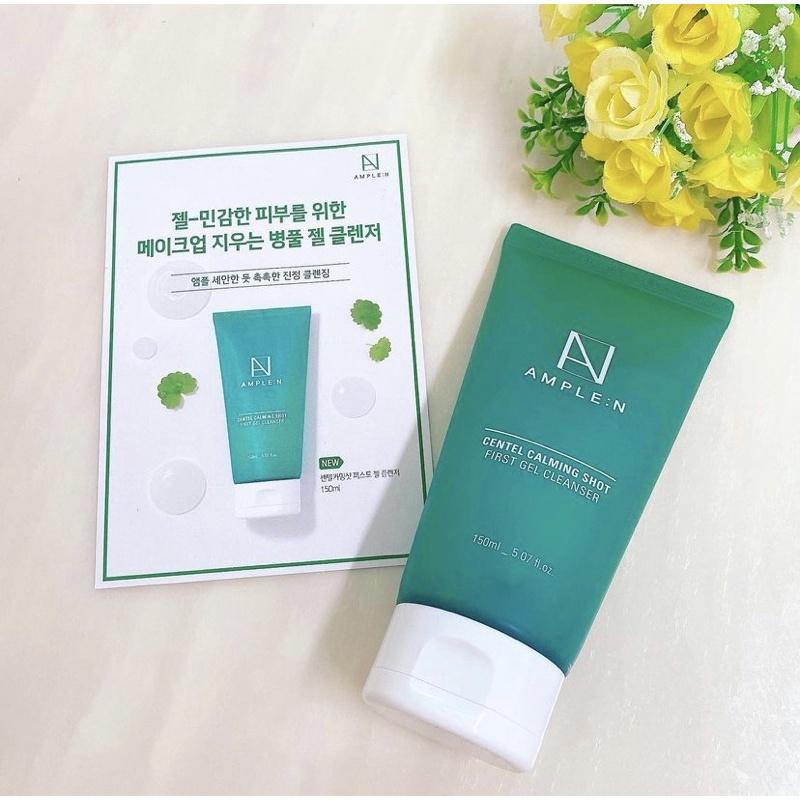 Gel tẩy trang AMPLE:N Centel Calming Shot First Gel Cleanser 150ml