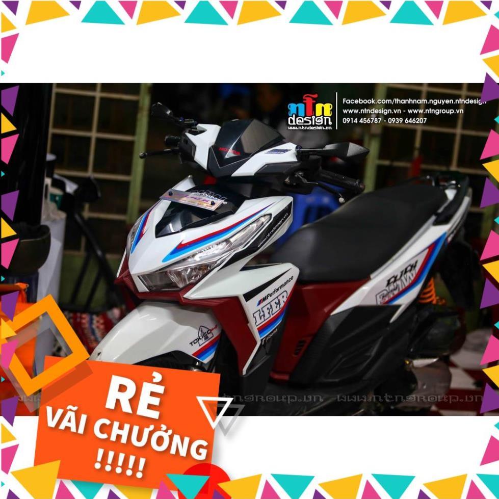 Tem Rời Vario Mẫu Chỉ Xanh Đỏ Trắng