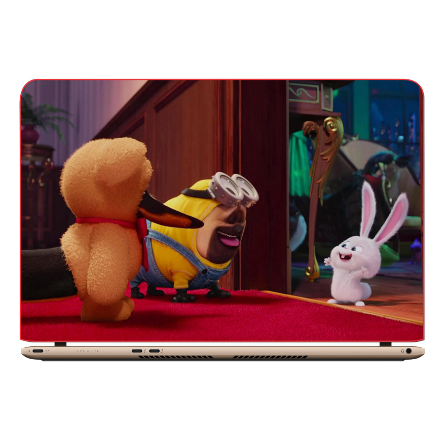 Miếng Dán Trang Trí Decal Laptop Animal Cartoon DCLTDV 199