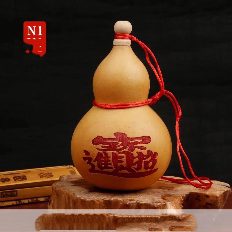 Bình hồ lô bình chất gỗ