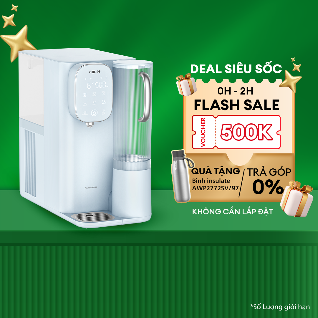 Máy Lọc Nước RO Để Bàn NÓNG-LẠNH PHILIPS ADD6912, Công nghệ lọc Aquaporin Inside HÀNG CHÍNH HÃNG