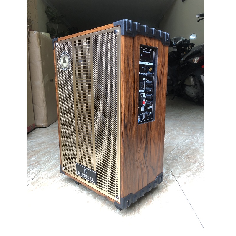 Loa kéo karaoke cao cấp Mitsunal T1209, BASS 30CM - Hàng chính hãng