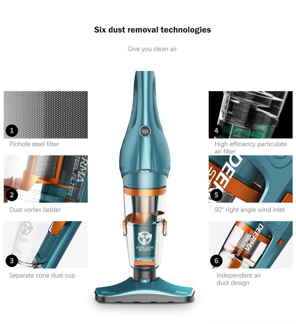 Máy hút bụi gia đình Deerma DEM-DX900 14000Pa Hàng chính hãng