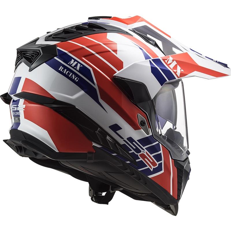 MŨ BẢO HIỂM CÀO CÀO DUAL SPORT LS2 MX701 EXPLORER FIBERGLASS - GARA20
