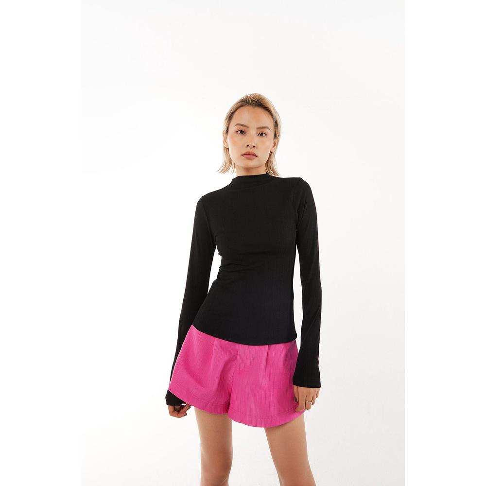 DOTTIE - Áo thun ôm cổ lọ nữ T0576