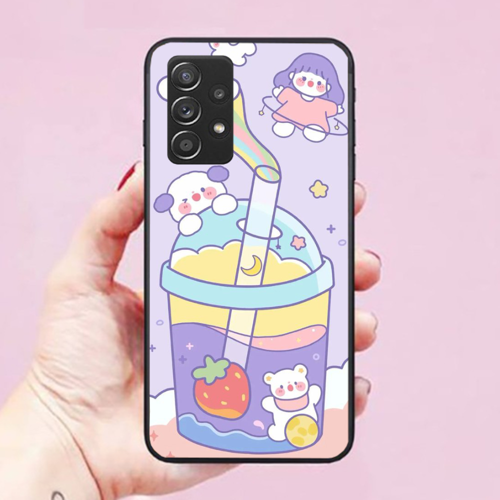 Ốp lưng điện thoại dành cho Ốp Lưng Samsung Galaxy A32 Hình RoRo Jump Cute