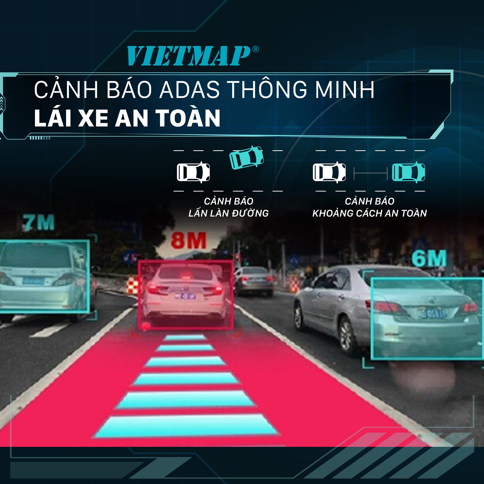 Vietmap P2 - Camera Cảnh báo phạt nguội/Báo biển báo bằng giọng nói-Dẫn đường Vietmap S1-Định vị từ xa-Hàng chính hãng