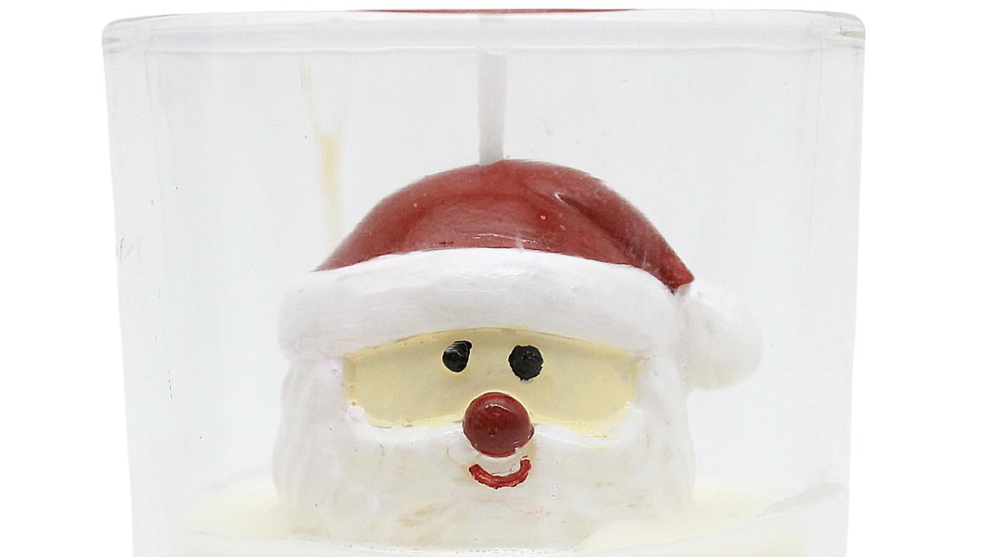 Ly Nến Thơm Hình Ông Già Noel 3D