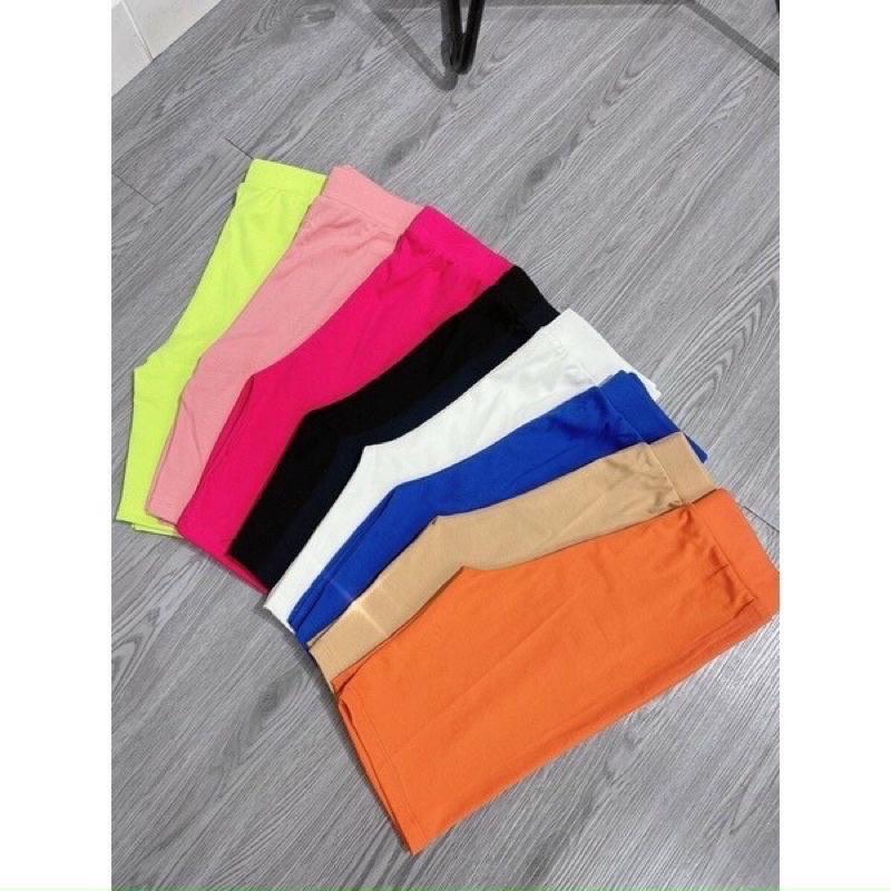 Quần Legging lửng nữ - Legging ngố nâng mông - 25STORE
