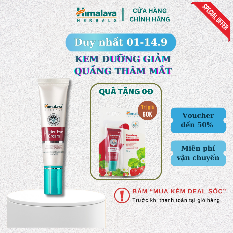 Kem Dưỡng Giảm Thâm Quầng Mắt Himalaya 15ml
