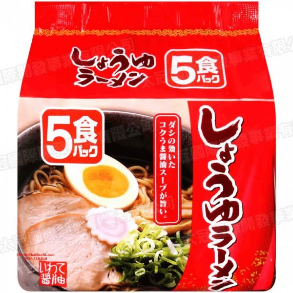 Mì ăn liền ramen vị nước tương , vị thịt heo , vị muối , vị miso 83g x5