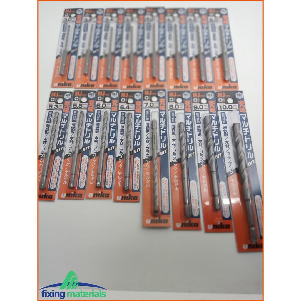 Mũi khoan đa năng Unika chuôi lục giác 6.35mm, mã MJ