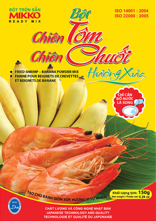 Bột chiên tôm,chiên chuối 150gr - MIKKO Hương Xưa