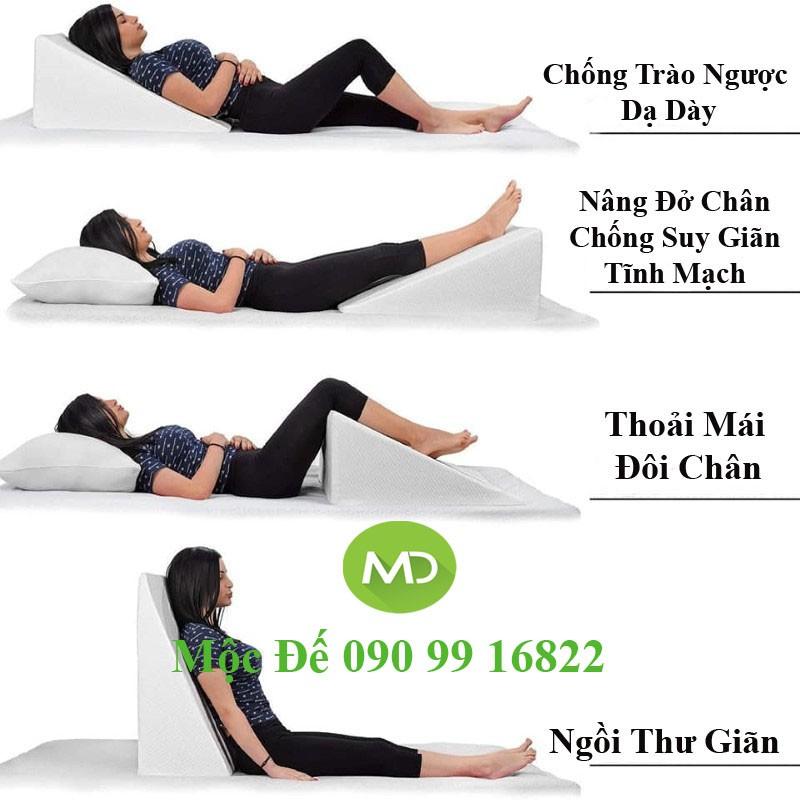 Gối Gác Chân Đa Năng Nhiều Tư Thế Chống Suy Giãn Tĩnh Mạch CLARA - BH 12 Tháng