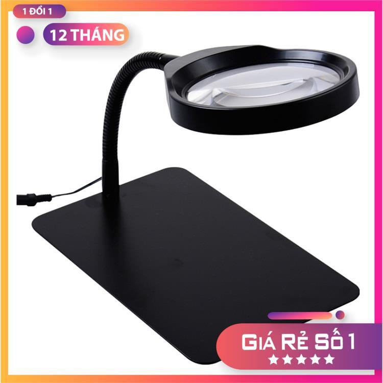 Kính lúp để bàn ️️ Kính lúp 10X cao cấp có đèn 36 LED MG-H36