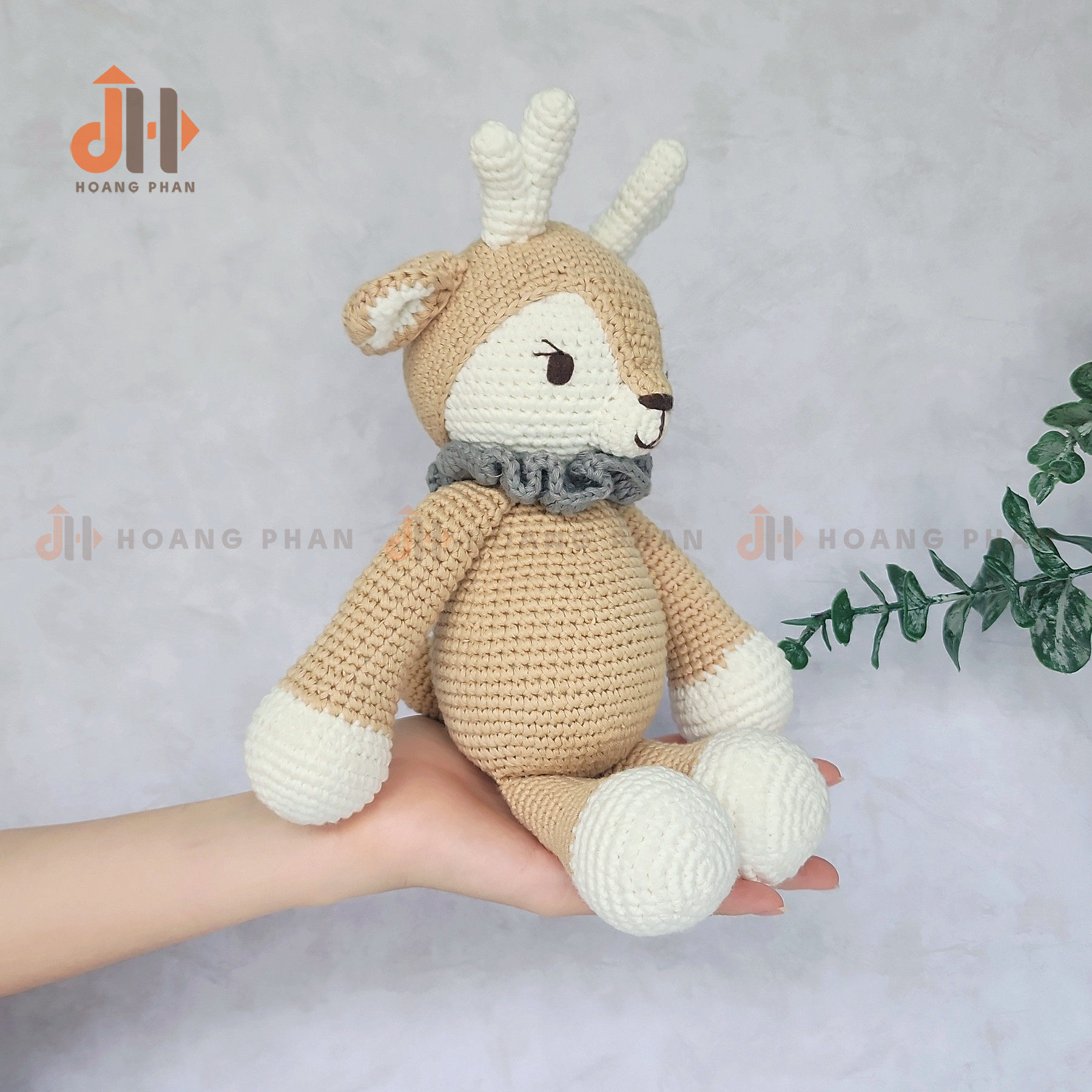 Thú bông móc len - Tuần Lộc Lo Cun Nhí Nhố