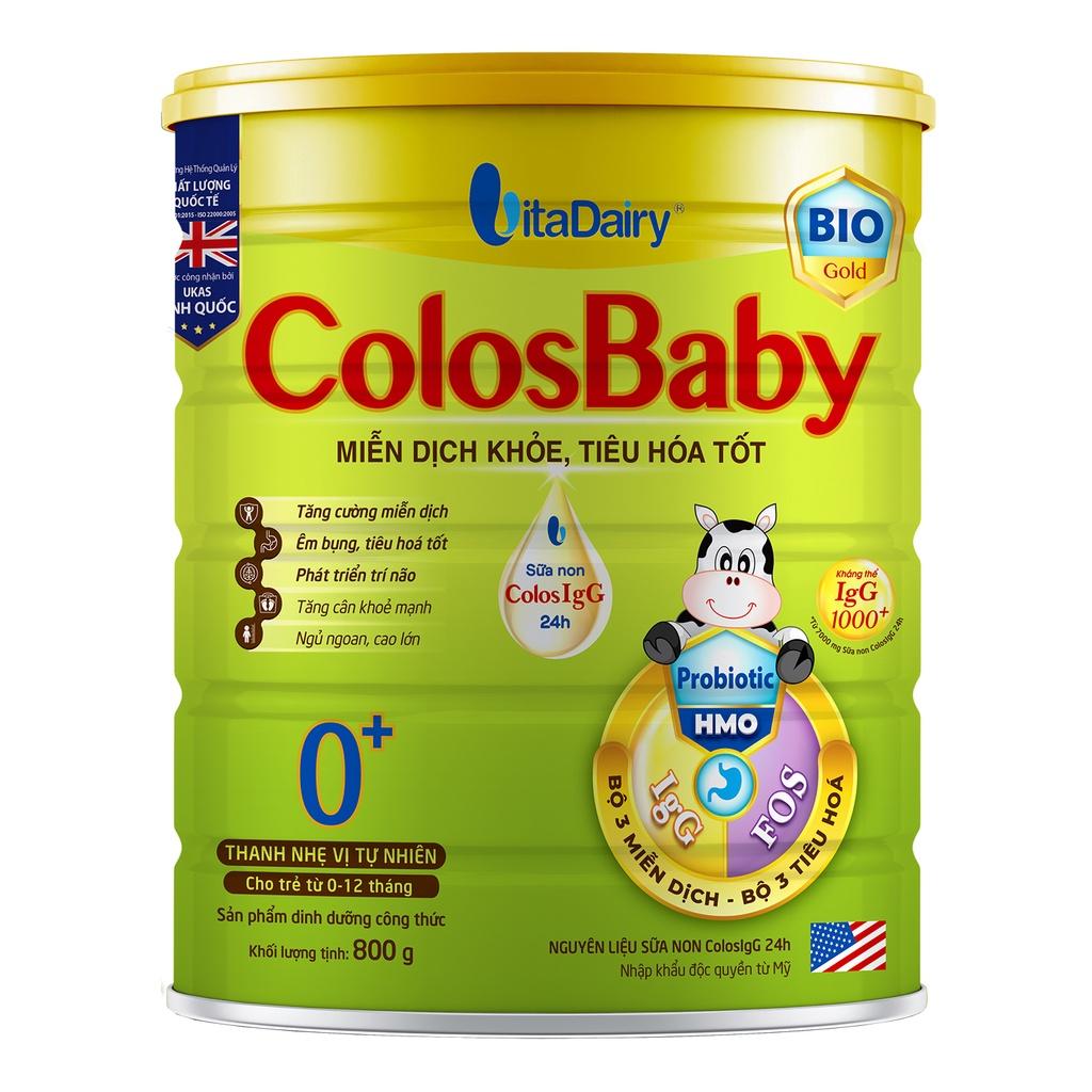 Sữa bột Colosbaby BIO Gold 0+ 800g