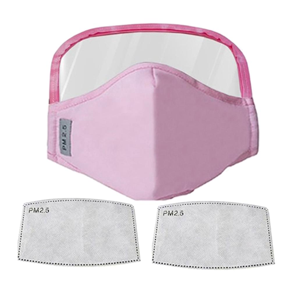 Anti Dust Adults Mouth Cover Masks With Clear Eye