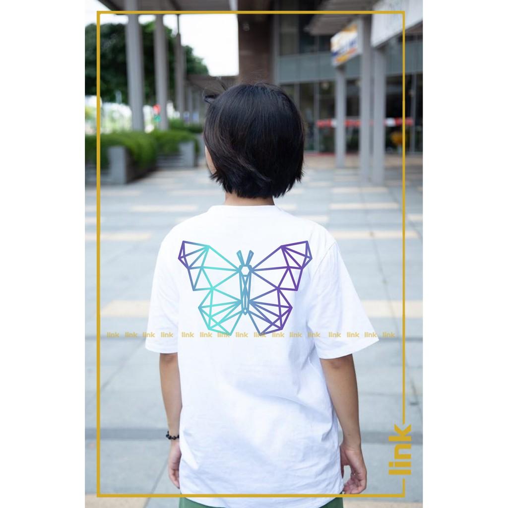 Áo thun tay lỡ phản quang BƯỚM CÔNG NGHỆ 7 màu unisex