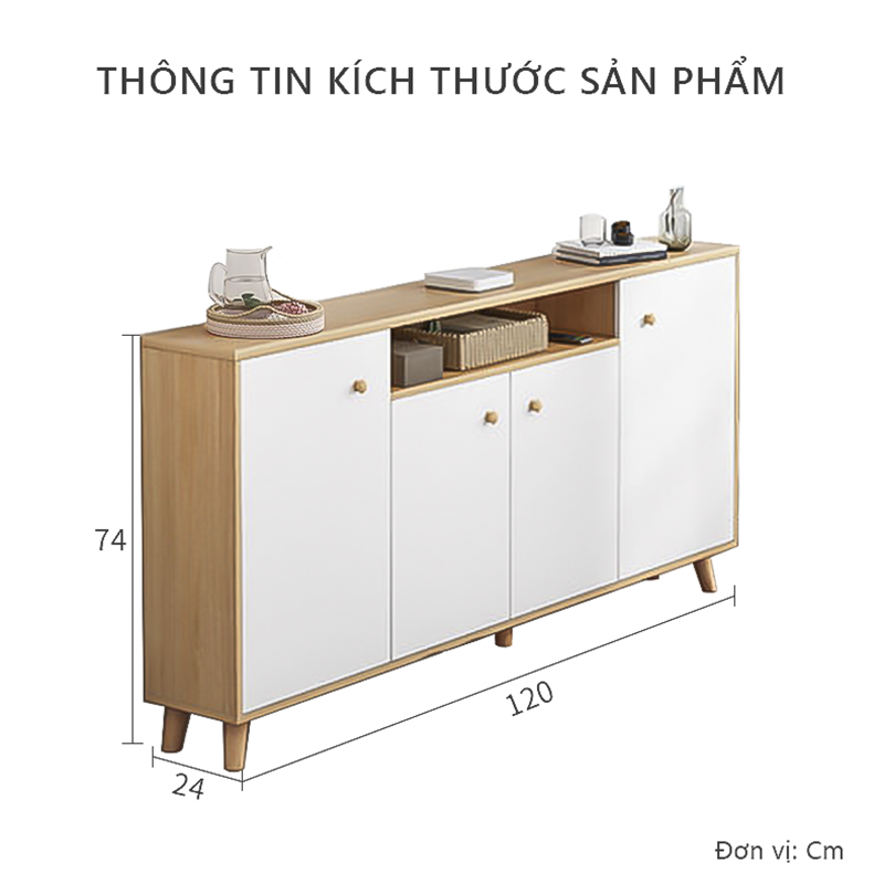 Kệ Tivi Để Sàn Thiết Kế Hiện Đại Thương Hiệu IGA - GP219