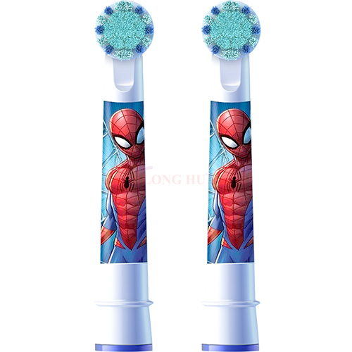 Đầu bàn chải điện trẻ em Oral-B Kids 3+ Superior Clean Spider-Man EB10s 20180342 (Set 2 cái) - Hàng chính hãng