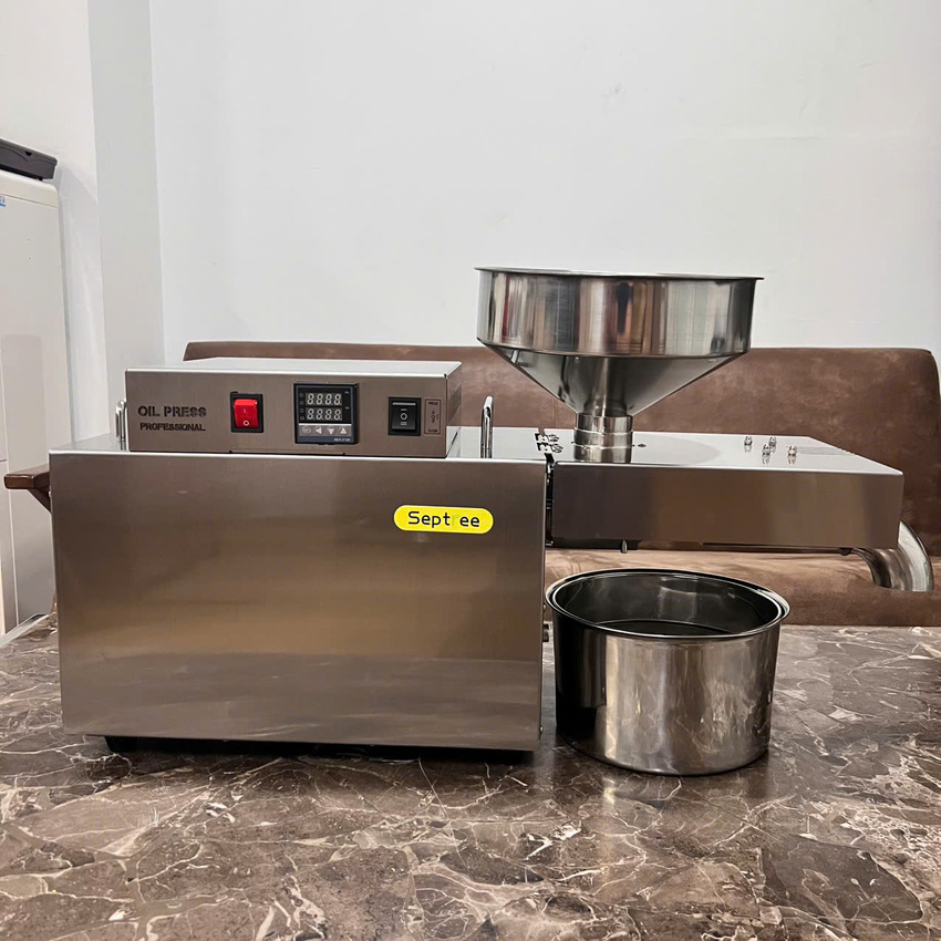 [ HÀNG NHẬP KHẨU ] Máy ép dầu năng suất 10-15kg/h, công suất 1800W. Thương hiệu Mỹ cao cấp Septree - S10