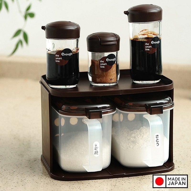 Combo 02 hũ rắc gia vị dùng cho quán ăn, nhà hàng hàng nội địa Nhật Bản