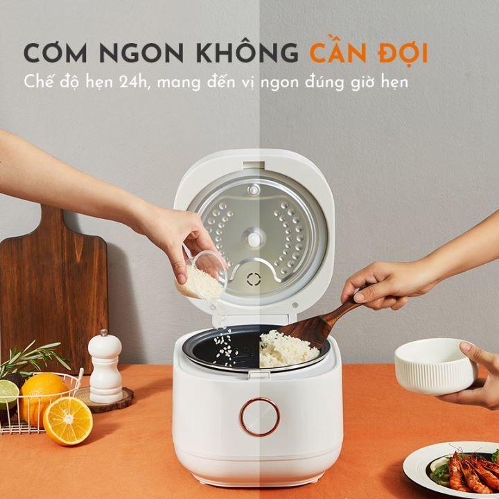 Nồi cơm điện thông minh GAABOR GR-S30B dung tích lớn 3L (lòng nồi 1.2L) - 500W - Hàng chính hãng