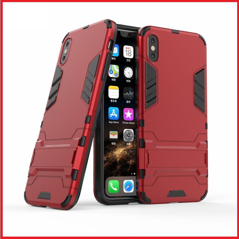 Ốp Lưng Iron Dành Cho Iphone Xs Max - Đỏ