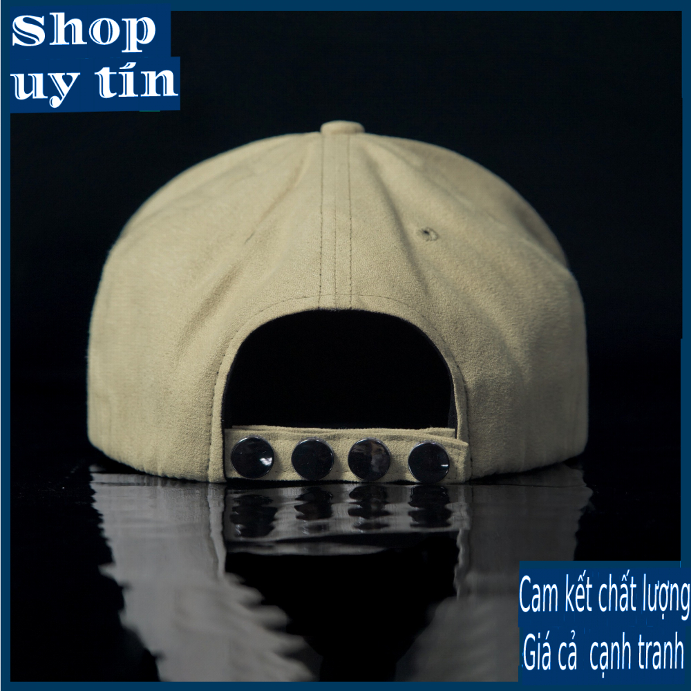 Freeship - MŨ NÓN KẾT LƯỠI TRAI SNAPBACK BT SUPP.LY VÀNG KEM THỜI TRANG NAM NỮ CAO CẤP